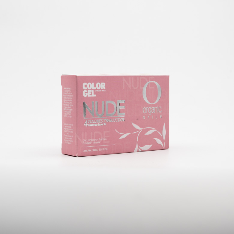 Colección Color Gel Nude Traslúcidos 4 Fcos. — imagen 2 de 4
