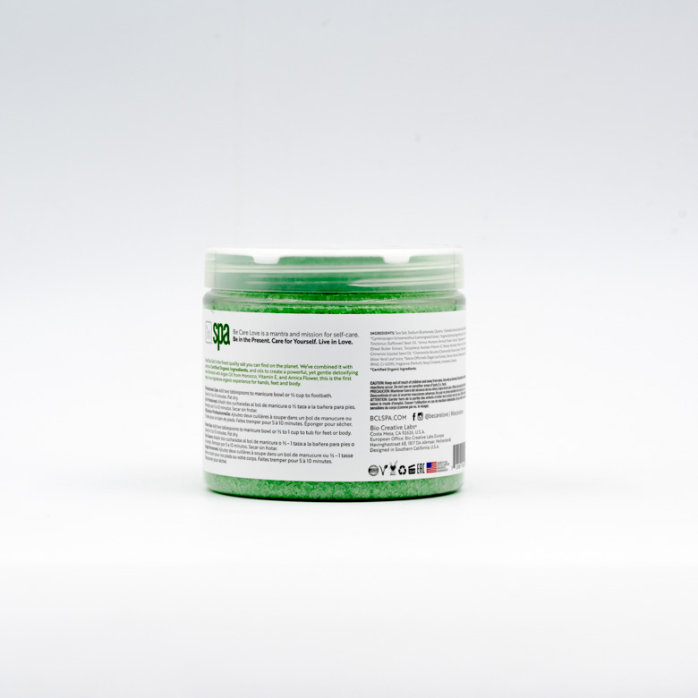 BCL Spa Lemongrass & Green Tea Dead Sea Salt Soak — imagen 4 de 4